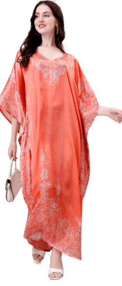 Satin Kaftan 901 Front